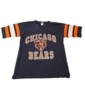 Vintage 90s Chicago Bears NFL Football T Shirt Jersey Logo 7 L USA